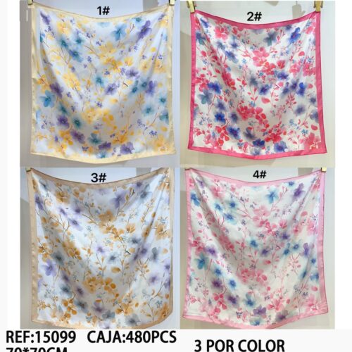 Pañuelo Cuadrado Estampado  70x70cm