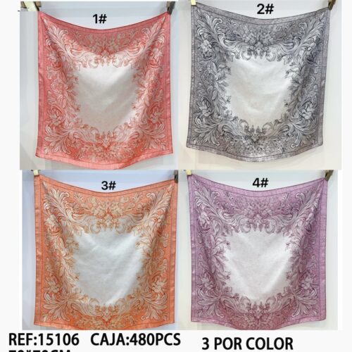 Pañuelo Cuadrado Estampado 70x70cm