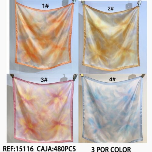 Pañuelo Cuadrado Estampado  70x70cm