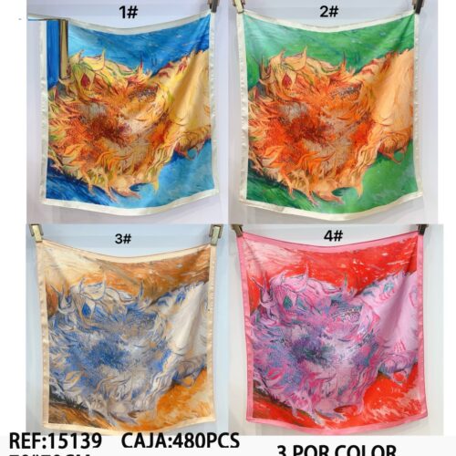 Pañuelo Cuadrado Estampado 70x70cm