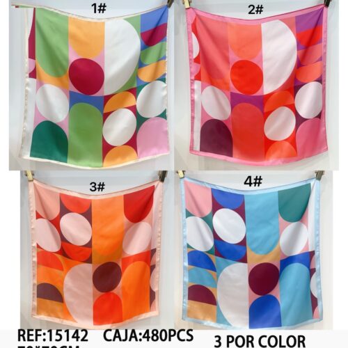 Pañuelo Cuadrado Estampado 70x70cm