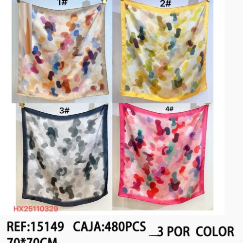 Pañuelo Cuadrado Estampado 70x70cm