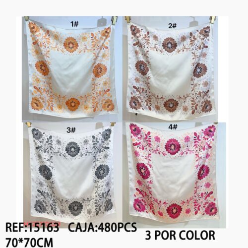 Pañuelo Cuadrado Estampado 70x70cm