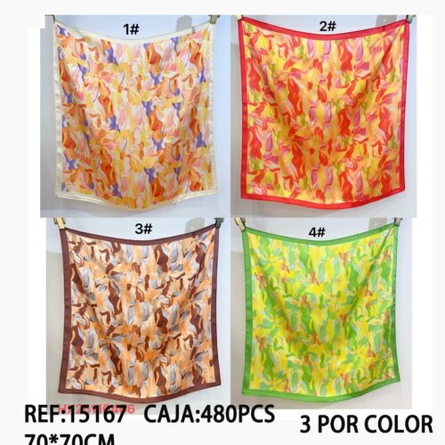 Pañuelo Cuadrado Estampado 70x70cm