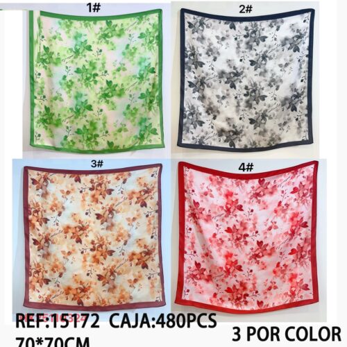 Pañuelo Cuadrado Estampado 70x70cm