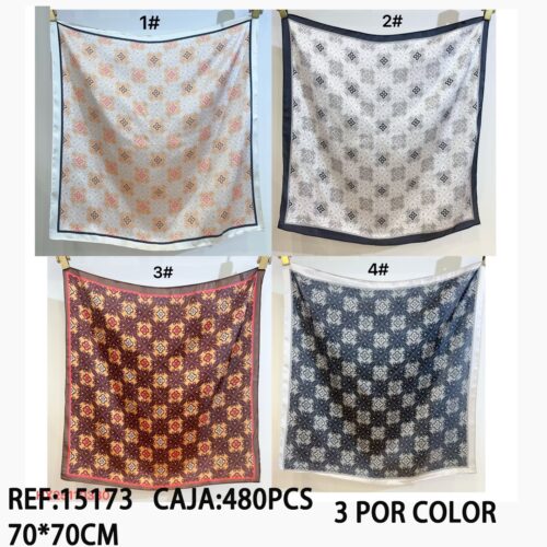 Pañuelo Cuadrado Estampado 70x70cm
