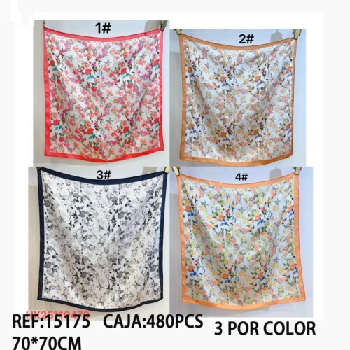Pañuelo Cuadrado Estampado 70x70cm