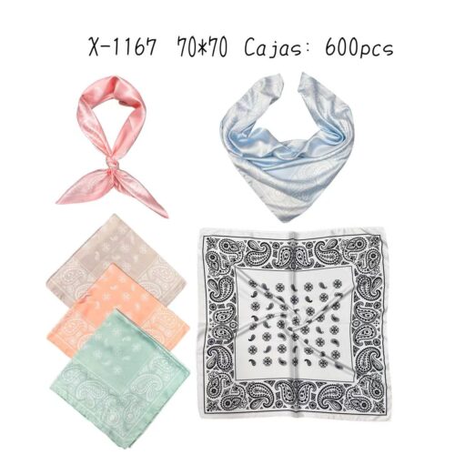 Pañuelo Estampado 70x70 cm