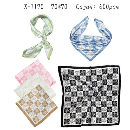 Pañuelo Estampado 70x70 cm