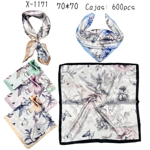 Pañuelo Estampado 70x70 cm