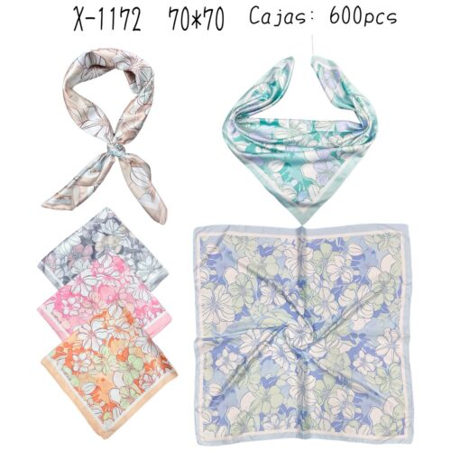 Pañuelo Estampado 70x70 cm