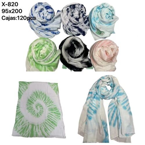 Pareo Pañuelo Tie-dye 95 X 200
