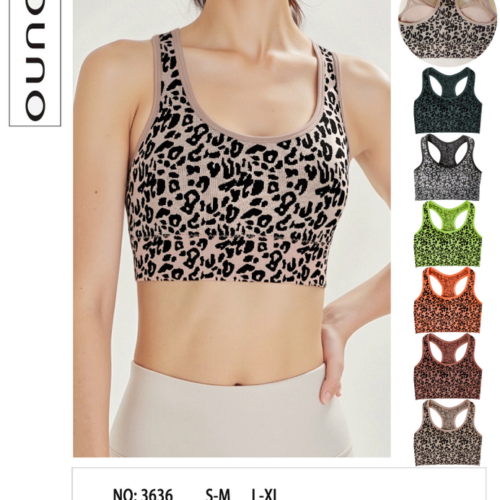 Top Deportivo Estampado Animal Print