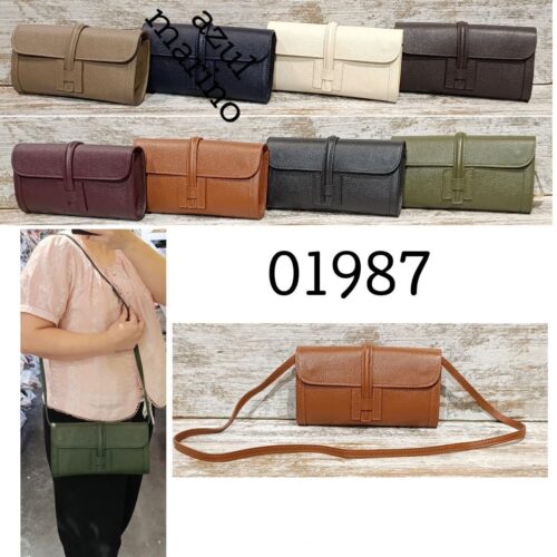 Bolso de Mano con Bandolera Piel