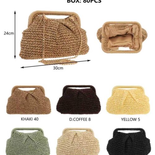 Bolso de Verano Tipo Clutch con Cadena