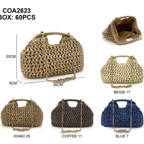 Bolso de Verano Tipo Clutch con Cadena