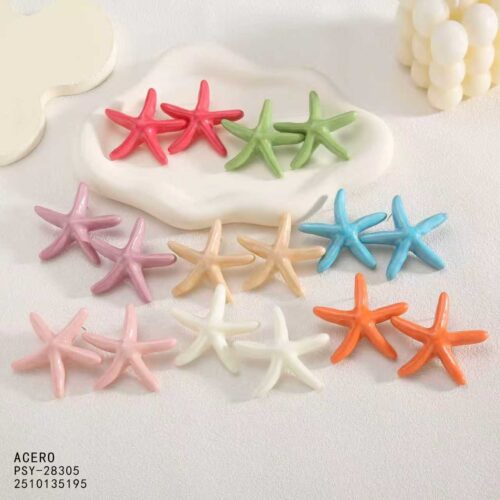 Pendientes Resina Estrella de Mar