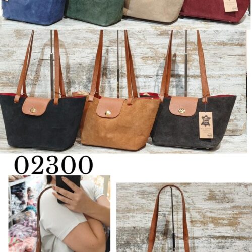 Bolso Tote  Ante con Solapa