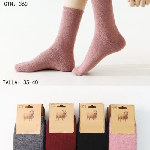 Calcetines Largos Mujer Liso