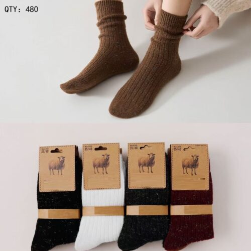 Calcetines Largos Mujer Lisa