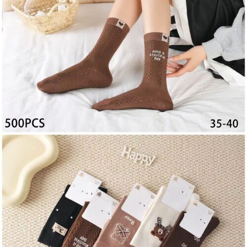 Calcetines Largos Diseño Mujer