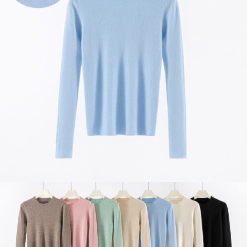 Jersey de Punto de Mujer con Redondo