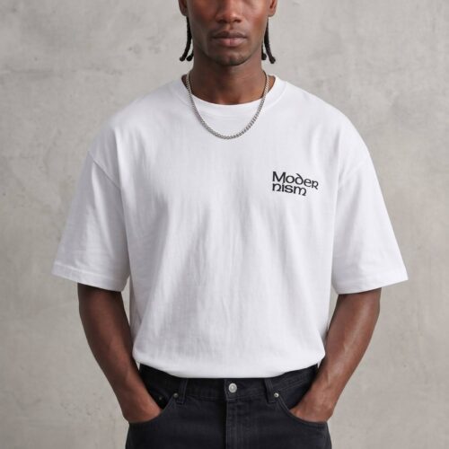 Camiseta Oversize Boxy fit Algodón Blanca