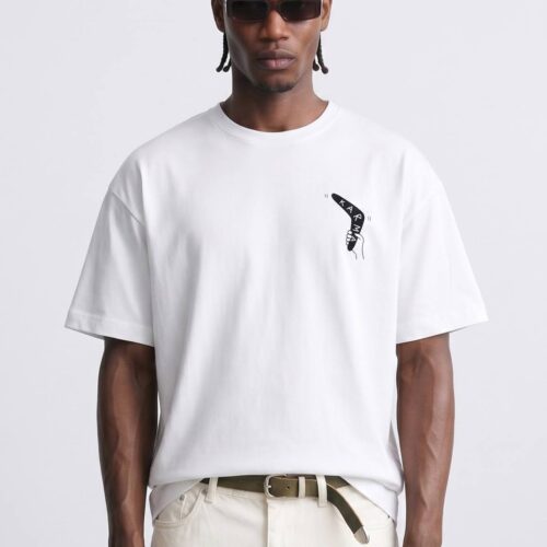 Camiseta Blanco  Oversize Boxy Fit de Algodón