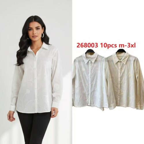 Camisa Diseño Floral Mujer
