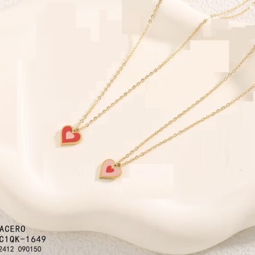Collar Acero Corazones (copia)