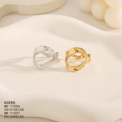 Anillo Acero Diseño  Textura