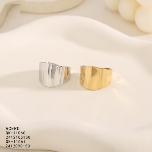 Anillo Acero Ancho Liso