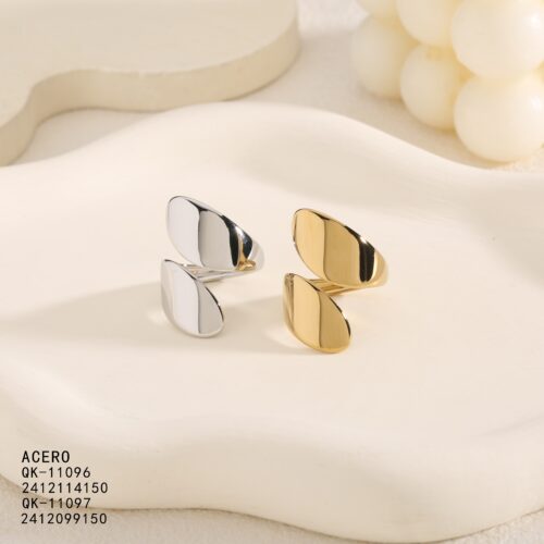 Anillo Acero Diseño Abierto