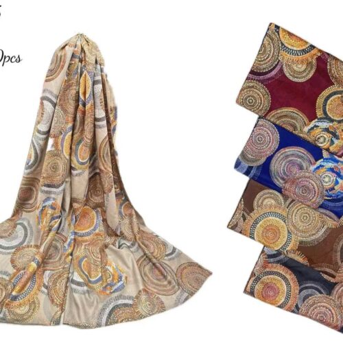 Pañuelos con Estampados Geométricos de Círculos