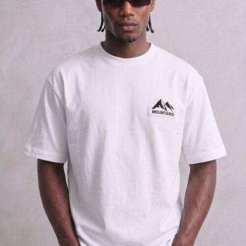 Camiseta Blanca Oversize Boxy fit Algodón