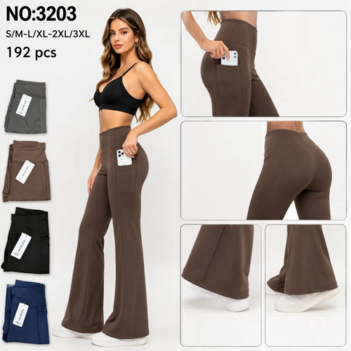 Leggins  deportivos Acampanados Mujer
