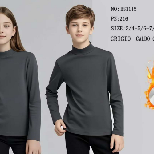 Camiseta Gris Térmica Infantil