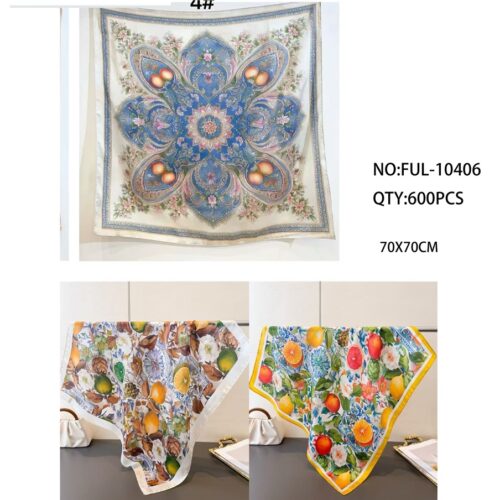 Pañuelos Estampado Frutas Mujer