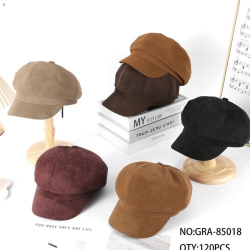 Boina de Antelina Estilo Gorra  Mujer