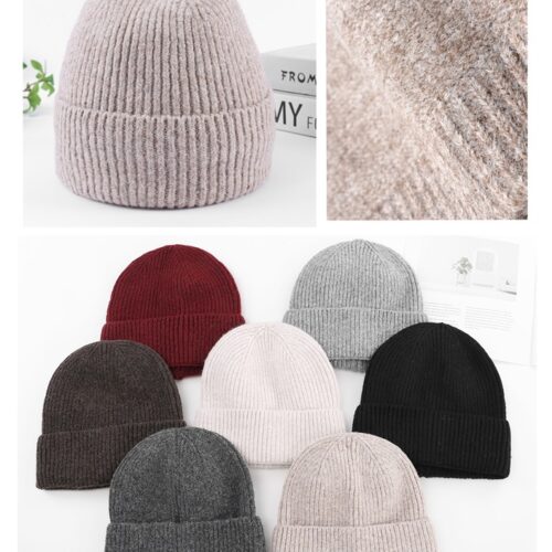 Gorro de Punto Canalé  Mujer