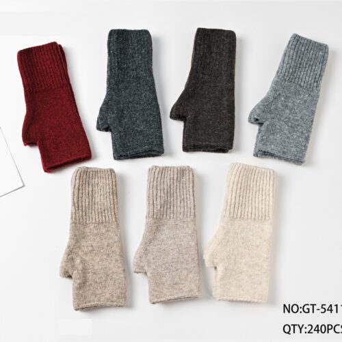 Guantes Sin Dedos Estilo Mitón Mujer