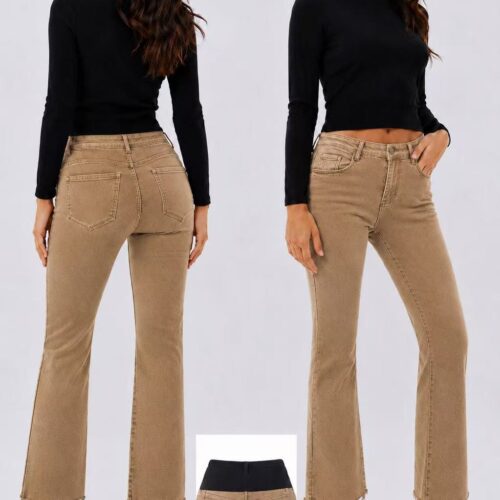 Pantalón Vaquero Canel con Faja Moldeadora