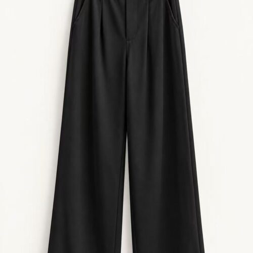 Pantalón Negro Antiarrugas