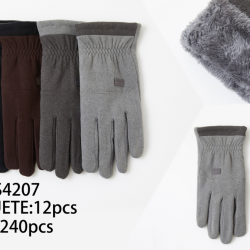 Guantes con Forro  Hombre