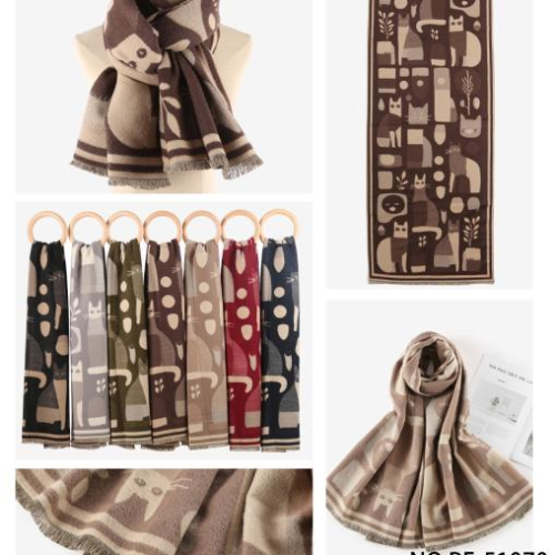 Pashmina Estampado Gatos