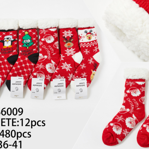 Calcetines de Casa Navideños Mujer